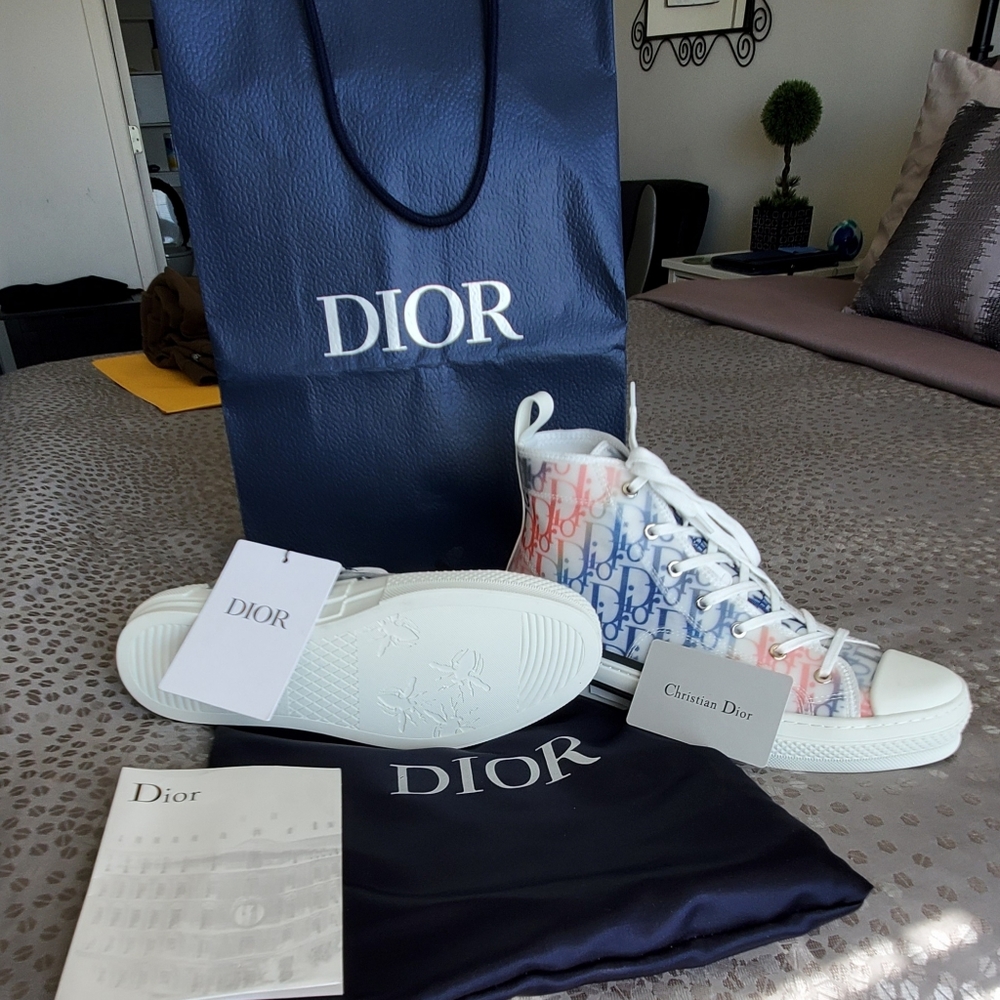 Christian Dior Mens high top Sneakers